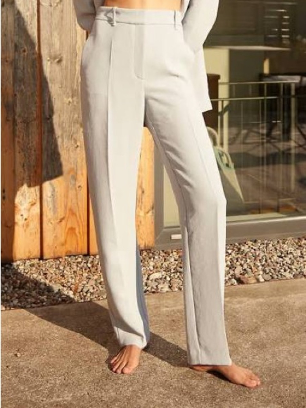 Wilfred Anthem Trouser, High-Rise Straight Leg Trousers - black